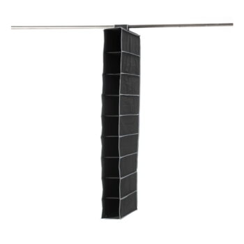 Textilný závesný organizér Compactor Garment So Black 9 Rack - Image 3