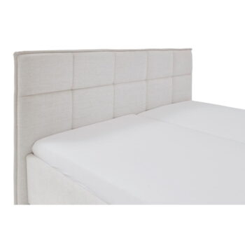 Béžová dvojlôžková posteľ s úložným priestorom s roštom 200x200 cm Paulo – Meise Möbel - Image 11
