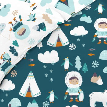 Bavlnené detské obliečky na jednolôžko 140x200 cm Igloo – douceur d'intérieur - Image 5