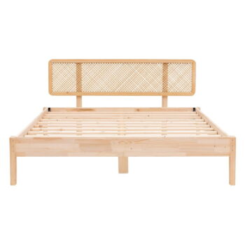 Dvojlôžková posteľ zo smrekového dreva s roštom v prírodnej farbe 180x200 cm Izabelya – Kalune Design – Obrázok 7