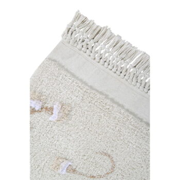 Krémový prateľný ručne tkaný bavlnený detský koberec 140x210 cm English Garden Ivory – Lorena Canals - Image 10