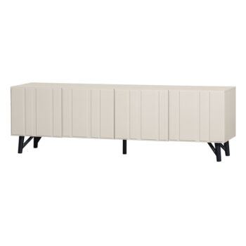 Krémový TV stolík z borovicového dreva 181x56 cm Miller - WOOOD - Image 2
