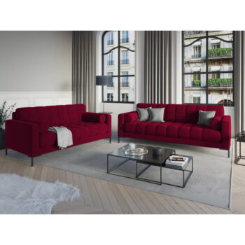 Červená zamatová pohovka Cosmopolitan Design Bali - Image 8