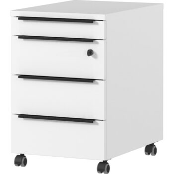 Biela uzamykateľná skrinka 42x63 cm Mailand – Germania - Image 3