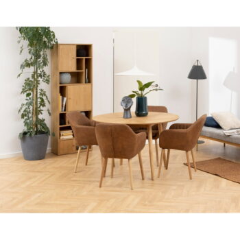 Knižnica v dekore duba v prírodnej farbe 61x180 cm Rangoon – Actona - Image 6