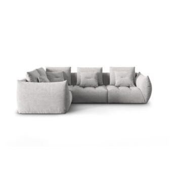 Svetlosivá rohová pohovka (ľavý roh/do L) Bloom – Micadoni Home