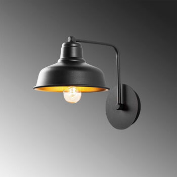 Čierne nástenné svietidlo Berceste – Opviq lights - Image 4