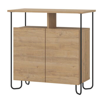Skrinka v dekore duba v prírodnej farbe 80x80 cm Dilly – Marckeric – Obrázok 4