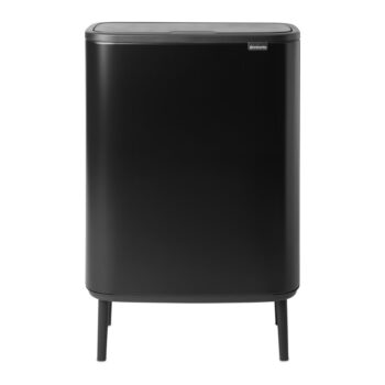 Matne čierny dotykový oceľový odpadkový kôš 60 l Bo Touch Bin Hi – Brabantia - Image 5