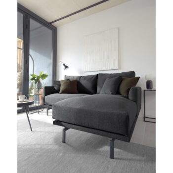 Čierny kovový odkladací stolík Kave Home Vidalita - Image 7