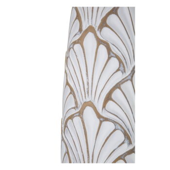 Biela vysoká váza z polyresínu 55 cm Panama – Mauro Ferretti – Obrázok 5