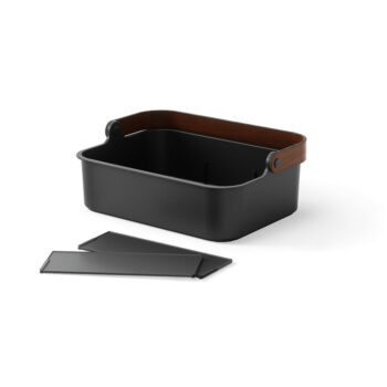 Čierny kúpeľňový organizér z recyklovaného plastu Bellwood – Umbra – Obrázok 6
