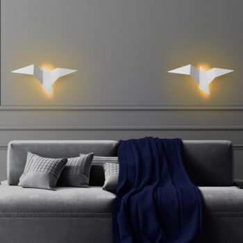Biele LED nástenné svietidlo Pacali – Opviq lights - Image 4