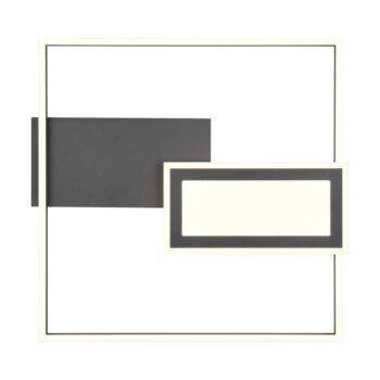 Čierne LED stropné svietidlo 50x53 cm Spiro – Trio - Image 6