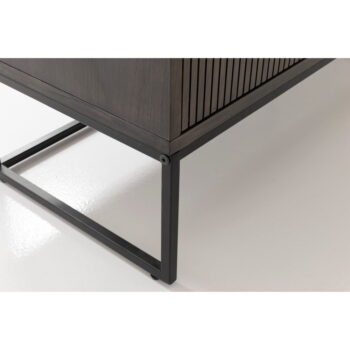 Tmavohnedá nízka komoda v dekore duba 176x76 cm Bali – Tenzo - Image 3