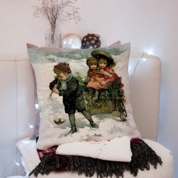 Obliečka na vankúš s vianočným motívom 43x43 cm – Mila Home - Image 4