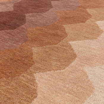 Vlnený behúň v tehlovej farbe 66x200 cm Hive – Asiatic Carpets - Image 3
