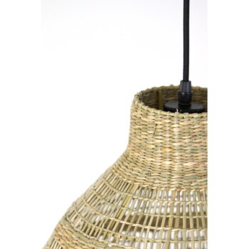 Závesné svietidlo v prírodnej farbe s tienidlom z morskej trávy ø 38 cm Sagar – Light & Living - Image 3