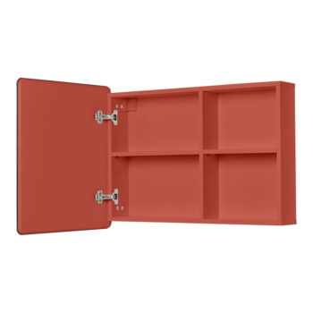 Červená závesná/so zrkadlom kúpeľňová skrinka 80x58 cm Color Bath – Tom Tailor - Image 4