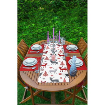 Vianočný set 4 ks prestieranie a behúňa na stôl 140x45 cm American Servis - Mila Home – Obrázok 3