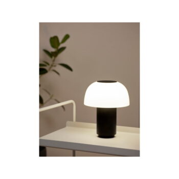 Čierna hliníková LED stmievateľná stolová lampa (výška 22 cm) Harvest – Zone – Obrázok 10