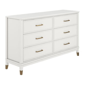 Biela komoda CosmoLiving by Cosmopolitan Westerleigh, 144 x 85 cm - Image 2