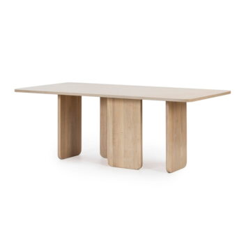 Jedálenský stôl v jaseňovom dekore Teulat Arq, 200 x 100 cm – Obrázok 2