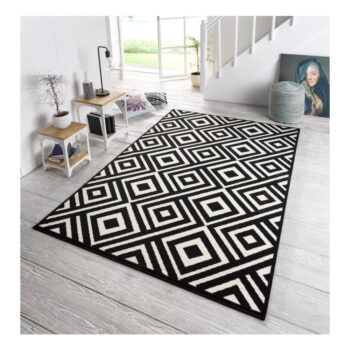 Čierno-biely koberec Zala Living Art, 70 × 140 cm – Obrázok 4