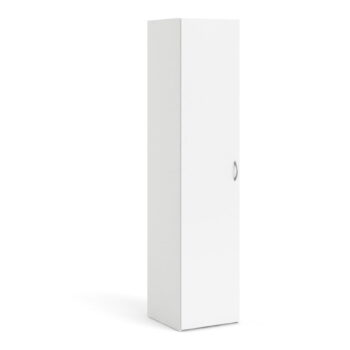 Biela šatníková skriňa 39x175 cm Space – Tvilum – Obrázok 2