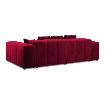 Červená zamatová pohovka 320 cm Rome Velvet - Cosmopolitan Design - Image 4