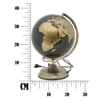 Stolová lampa v tvare glóbusu Mauro Ferretti Globe Bronze, ø 25 cm - Image 7