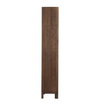 Knižnica z mangového dreva v prírodnej farbe 48x190 cm Sondrio – Light & Living - Image 4
