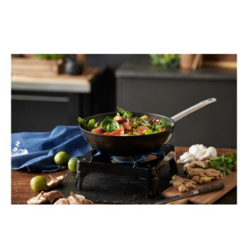 Wok hliníková panvica s nepriľnavým povrchom ø 28 cm – Holm – Obrázok 4