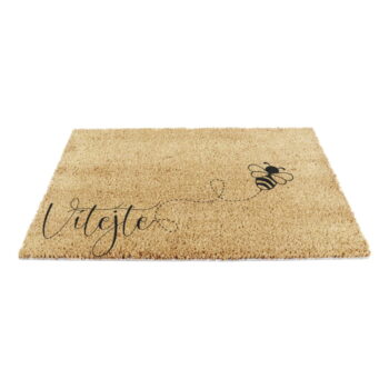 Rohožka z kokosového vlákna 40x60 cm Včela – Artsy Doormats - Image 3