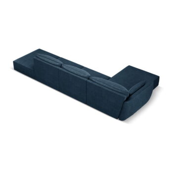 Tmavomodrá rohová pohovka (ľavý roh) Vanda - Mazzini Sofas - Image 3