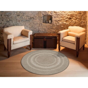 Béžový vonkajší koberec Universal Silvana Rutto, ⌀ 120 cm - Image 2