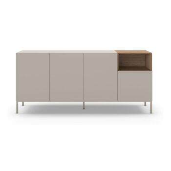 Krémová komoda 180x80 cm Cailin – Marckeric
