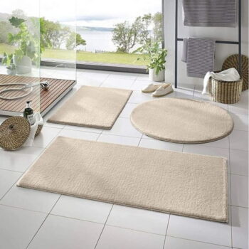 Béžové kúpeľňové predložky v súprave 3 ks 50x90 cm – Mila Home - Image 2