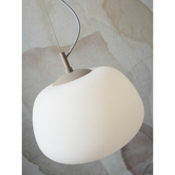 Krémovobiele závesné svietidlo so skleneným tienidlom ø 34 cm Sapporo – it's about RoMi - Image 3