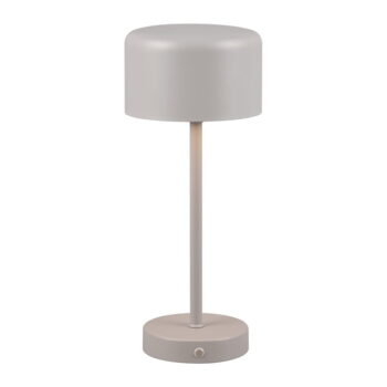 Svetlosivá LED stolová lampa so stmievačom (výška  30 cm) Jeff – Trio - Image 2