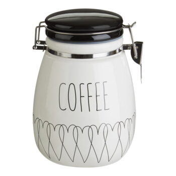 Dóza na kávu z kameňa Heartlines – Premier Housewares - Image 3