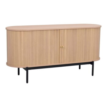 Nízka komoda v dekore duba v prírodnej farbe 142x71 cm Haddington – Rowico – Obrázok 3