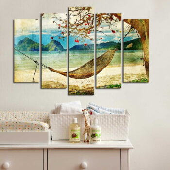 Viacdielny obraz Hammock, 105 × 70 cm - Image 3