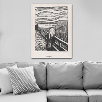 Obraz 70x100 cm Edvard Munch Sketch – Wallity – Obrázok 2