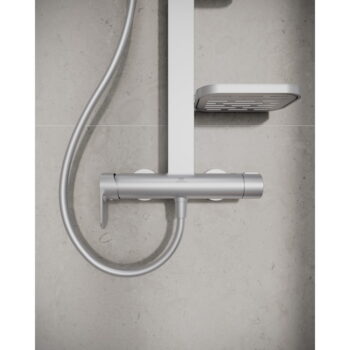 Kovová sprchová súprava v matne striebornej farbe 111 cm ALU+ – Ideal Standard - Image 4