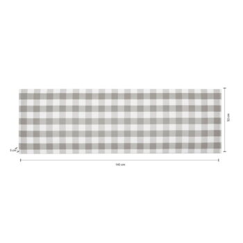 Sivé čalúnené čelo postele 145x52 cm Billie – Really Nice Things - Image 5