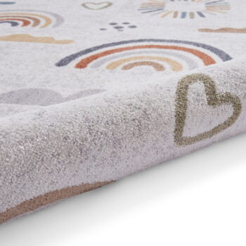 Krémovobiely detský koberec 80x150 cm Vida Kids Rainbow – Think Rugs - Image 5