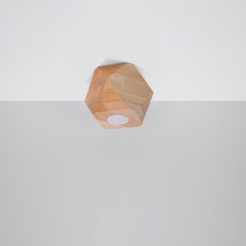 Stropné svietidlo v prírodnej farbe 12x12 cm Vige – Nice Lamps - Image 6