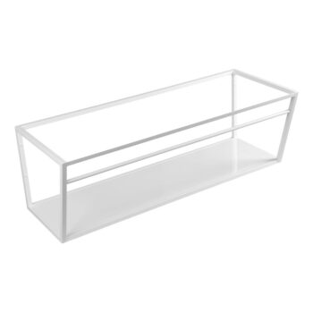 Biely oceľový závesný podstavec pod umývadlo 120x40 cm Ska – Sapho