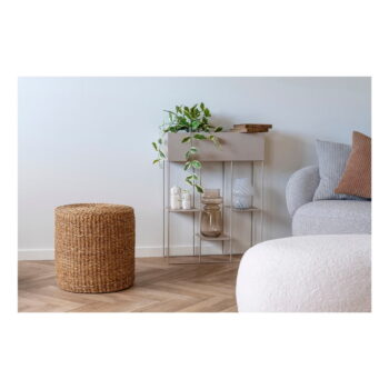 Pletený taburet v prírodnej farbe Rivera – House Nordic - Image 4